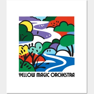 Yellow Magic Orchestra  - -  Retro Fan Artwork Posters and Art